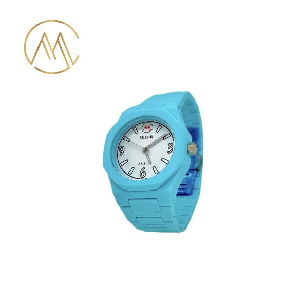 ML888-1 White Band Stainless Steel Strap Quartz Watch