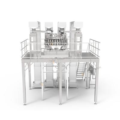 Máquina de embalagem de sacos de pasta automática vertical