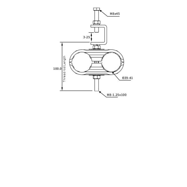 1 à 4 pouces de fermeture à la traction