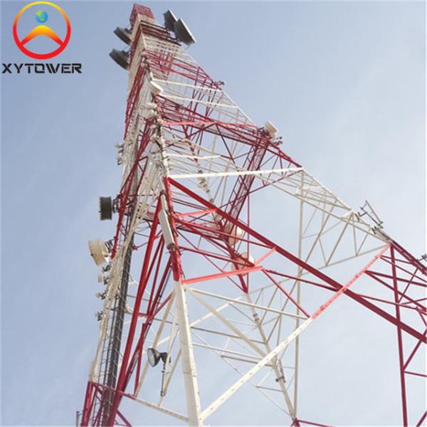 Factory Supply Customized 30m Steel Lattice Self Supporting 5G Internet WIFI Antenna Tower