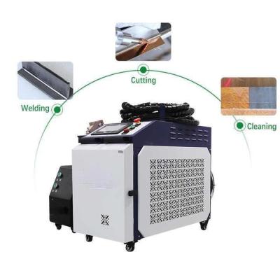 Multifunctional Handheld Fiber Laser Cleaning Machine 3 In 1 High Efficiency
