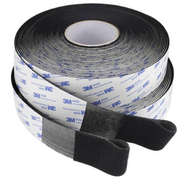 3M Adhesive Backed Hook and Loop Tape with 10,000+ Durability and -40℃ to +120℃ Temperature Range