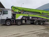 Das bombas auto Beton bomba concreta usada de Zoomlion 56m com bateria de controle remoto