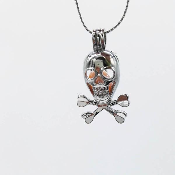 DIY Locket Pendant Oyster Pearl Cage Bead and Essential Oil Diffuser Jewelry Making