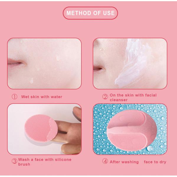Makeup Silicone Facial Cleansing Brush Exfoliating Face Scrubber