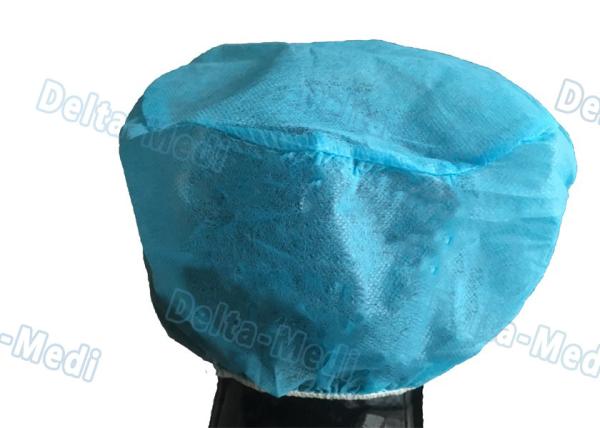 PP / SMS Material Disposable Surgical Caps Anti Static Good Permeability