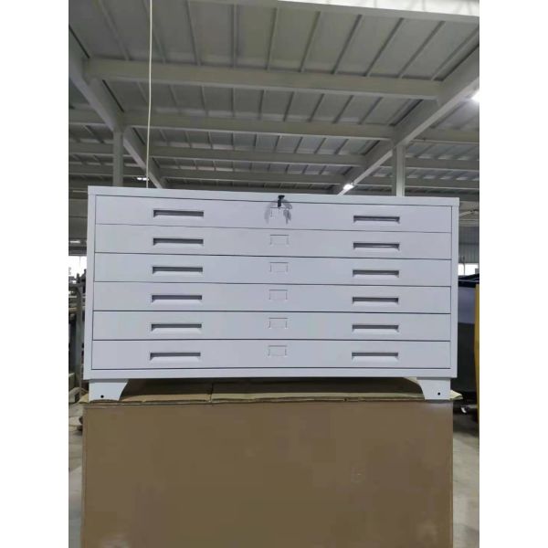 Drawers Locking Lateral File Map Cabinet For Office School Home Use
