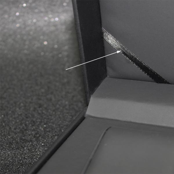 Black Classic Watch Storage Box , Personalized Watch Case CE SGS Listed