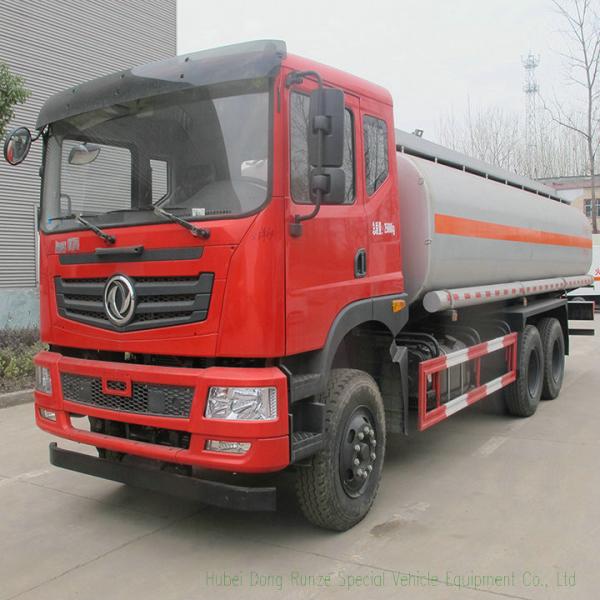 DFAC 6 X 4 Fuel Delivery Truck / Mobile Fuel Bowser 22000L High Capacity