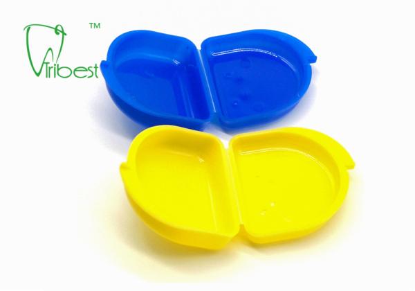 77.6x66x27mm Colorful Compact Dental Denture Box