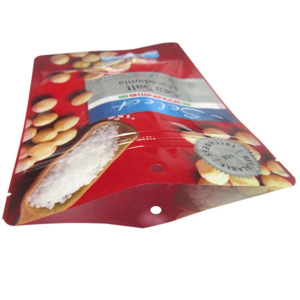 Printing Aluminum foil Resealable stand up 250g 500g Roasted Snack Food Package pouch