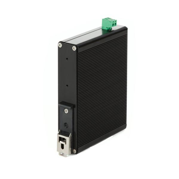 O porto 2 endurecido RJ45 + 1 - mova o interruptor industrial do ponto de entrada dos ethernet de SFP, 1x 1000Base-FX SFP