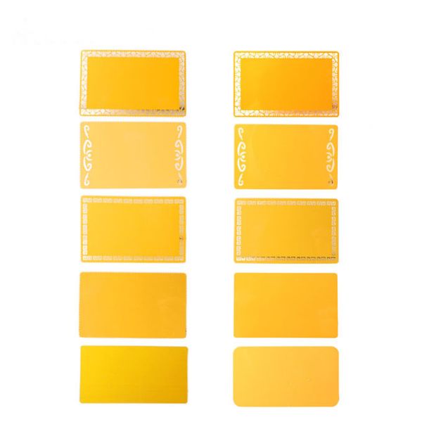 Double Sided Metal Aluminum Sublimation Business Card Blanks