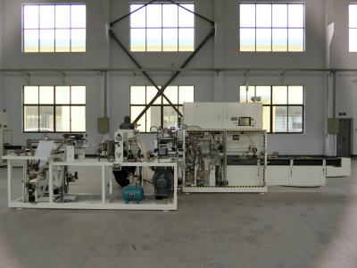 25KW Sanitary Towel Packaging Machine , Disposable Sanitary Napkins Packing Machine