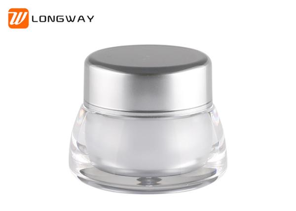 7g plastic acrylic cream jar  double layer good quality for cosmetic packaging