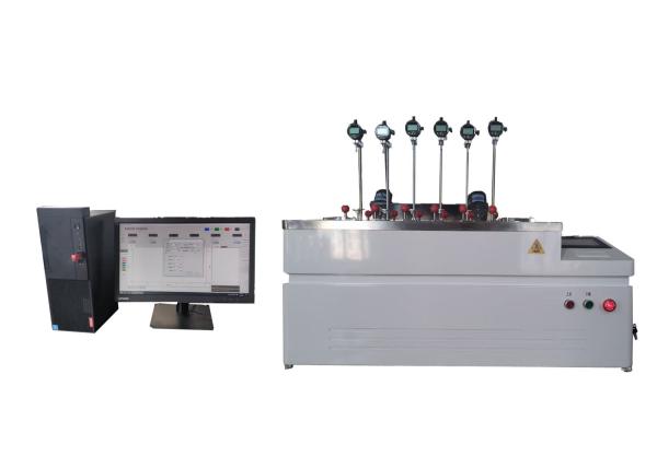 コンピューター制御 HDT Vicat 試験機 自動上下機能のサンプルホルダー