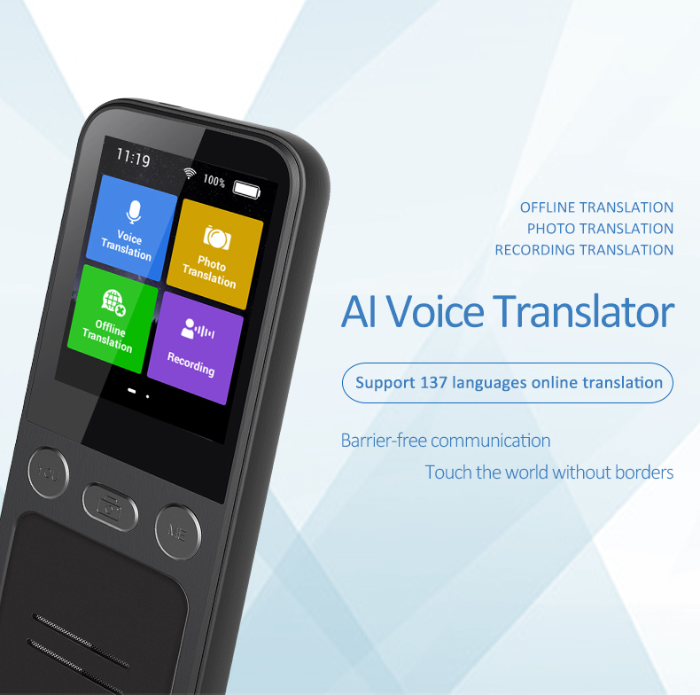 T16 Smart Instant Voice Translator Online Photo Recording Offline Translate Devices