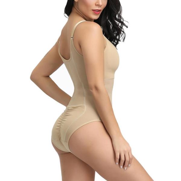 Bodysuit de fitness de uma peça para adultos com levantador de nádegas e almofada de quadril da HEXIN