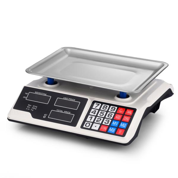 Balance numérique de calcul de poids 30 kg avec performance OEM MOQ 1000 pièces et pesée précise