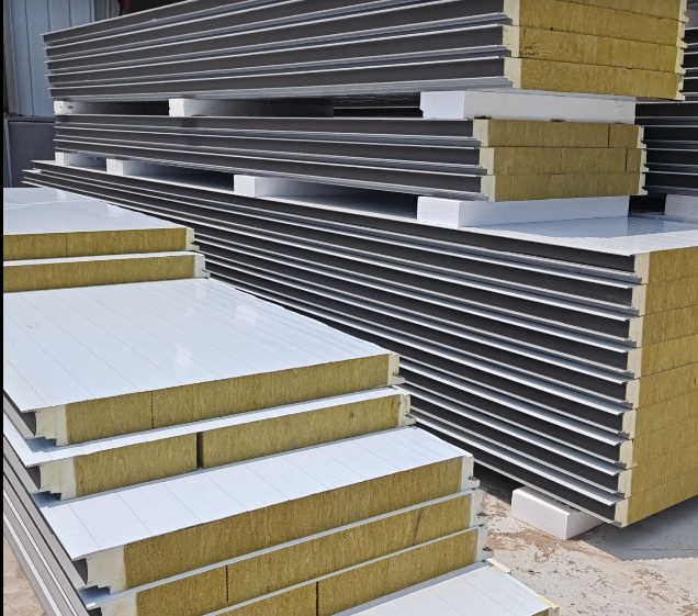 Customizable Rock Wool Sandwich Heat Preservation And Sound Insulation