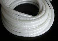 Tuyauterie en caoutchouc de silicone de tresse de polyester, catégorie comestible de tuyau flexible de silicone sans odeur