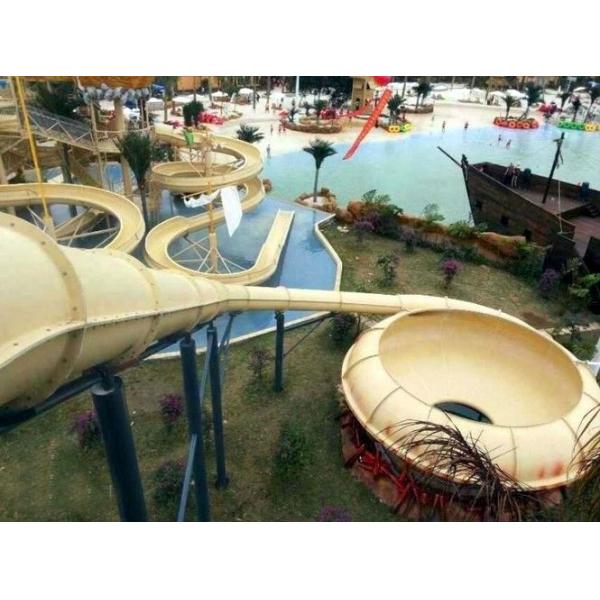 Customize Adult / Kids Waterpark Project , Theme Water Amusement Design / Customized Water Slide
