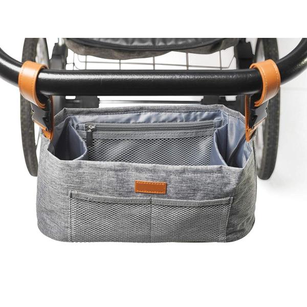0.4kg Baby Stroller Organizer Bag with Cup Holders Insulated