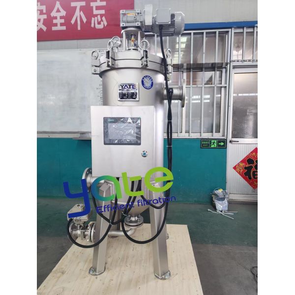 Viscous Oil Honey Paraffin 304 316 Stainless Steel Liquid Filter Fully Automatic Self-cleaning Backwash Filter Equipment