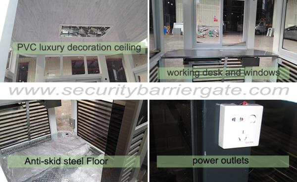 Caseta de seguridad portátil de lujo 1500x2400mm, diseño industrial de acero