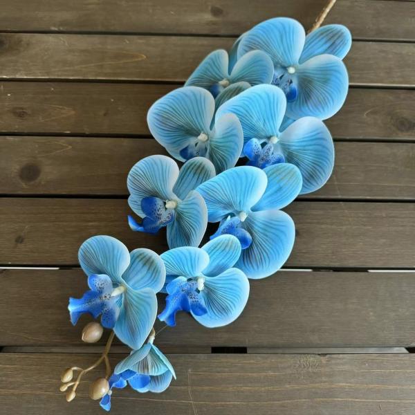 Phalaenopsis artificial flowers with a high-end touch, artificial flowers for wedding and home decoration, cross-border foreign trade wholesale