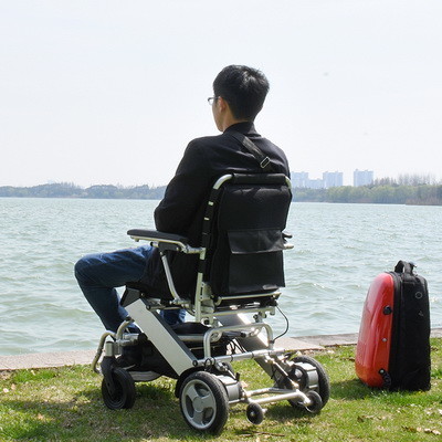 с ограниченными возможностями складывая облегченная портативная кресло-коляска 6km/h
