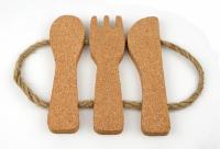 Cutelaria Cork Trivet Durability Toxicless de Eco Cork Table Placemats Pot Coaster