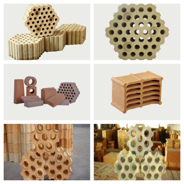 High Alumina Refractory Brick Fire Clay Silica Checker Brick For Steel Furnaces with Low Creep Rate