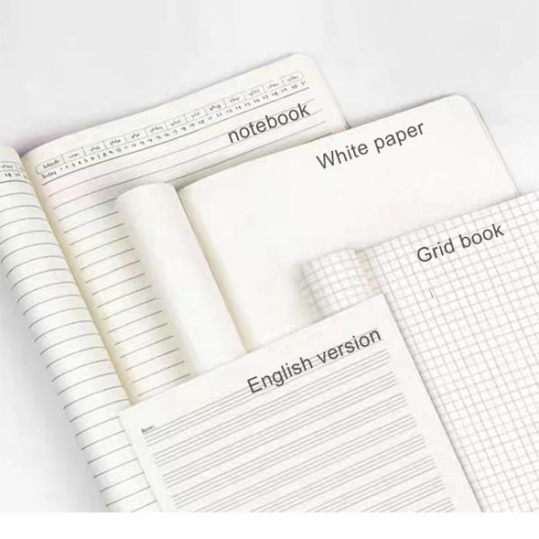 A4 A5 A6 Recycled Spiral Bound Notebook Blank Paperback Journals For School