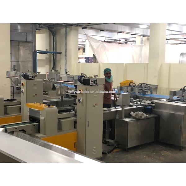 машина упаковки пакета подачи печенья вафли шоколада 100~200bags/Min