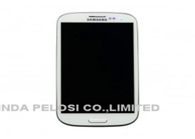 Blue White  S3 LCD Touch Screen And Digitizer Assembly Capacitive Screen