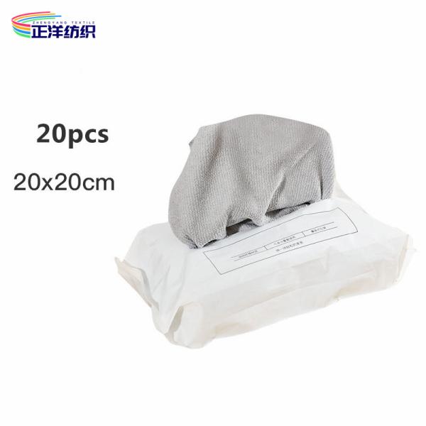 20x20cm Disposable Cleaning Cloth 180GSM Draw Out Microfiber Disposable Wipes