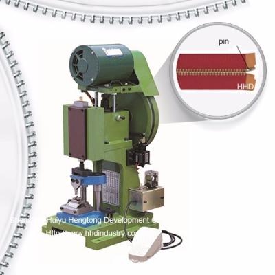 Metal Zipper Semi Automatic Cutting Back Pin Fixing Machine