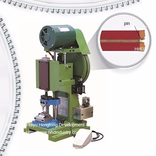 Metal Zipper Semi Automatic Cutting Back Pin Fixing Machine