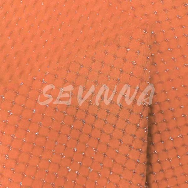 260gsm 83%Recycled Nylon + 3%Metallic + 14%Spandex Nylon Spandex Fabric for Swimwear, Activewear, Lingerie