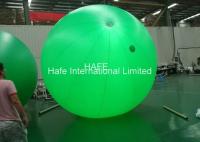 Ourdoor de piscamento que flutua o hélio conduzido Balloon o diâmetro da decoração 3.5m das luzes 135w