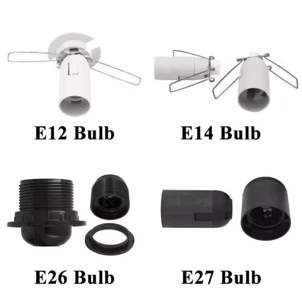 Dimmable EU Plug E27 Bulb Holder Cable for Himalayan Salt Lamps
