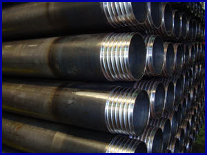 Round Shape Drilling Steel Pipe / Seamless Steel Tube Length 4m - 12.5m