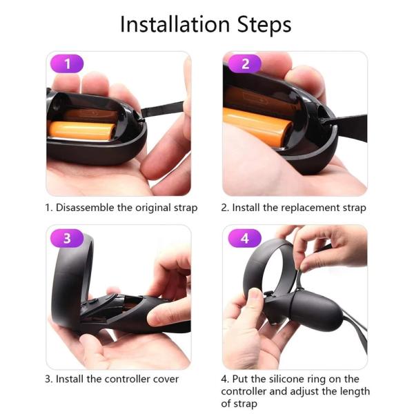 VR Touch Controller Grip Adjustable Knuckles strap for Oculus Que rift s Vr headset oculus quest accessories oculus quest strap