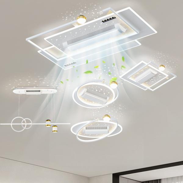 JYLIGHTING Modern Luxury Home Bladeless Fan Ceiling Lamp Led Ceiling Fan