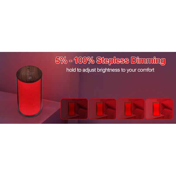 Rechargeable Sleep Aid Night Light Portable Red Night Light Customizable
