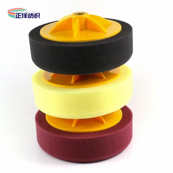 esponja de alta qualidade do cuidado da beleza do carro da esponja 3cm da cera do carro de 15cm 6 polegadas - parte alta que encera a esponja para o carro