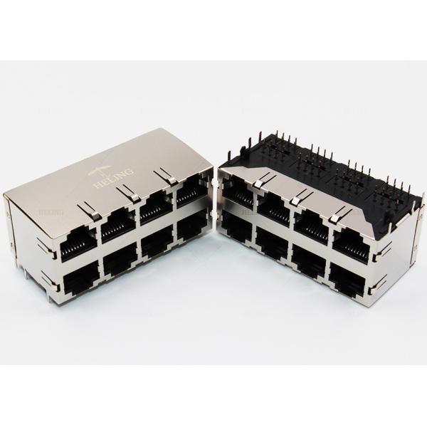 Плата вверх по женскому соединителю Lan SMT, соединителю низкопрофильного RJ45 водоустойчивому
