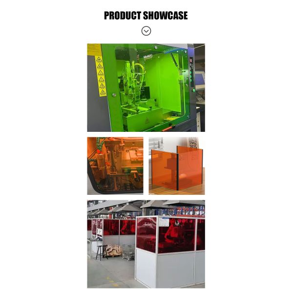 Size 360*400*3mm Customized Laser Protector Laser Protective Window 532 Eye Laser Protection Sheet Plate