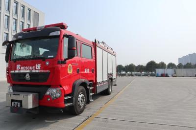 AP50 Compressed Air Foam Fire Truck Country Ⅵ 2+4 Heavy Rescue Fire Truck